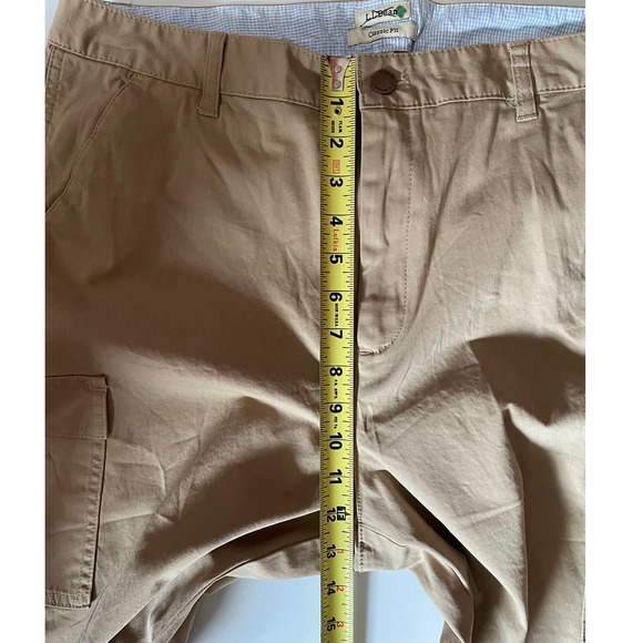 L. L. Bean Classic Fit Cargo Utility Khaki Pants Size 16 - Picture 10 of 11